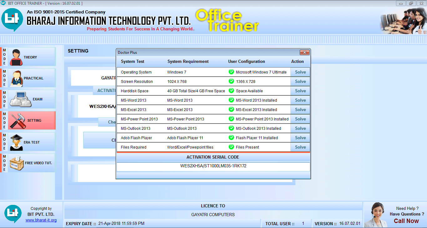 BIT Office Trainer - Bharaj Information Technology Pvt. Ltd.