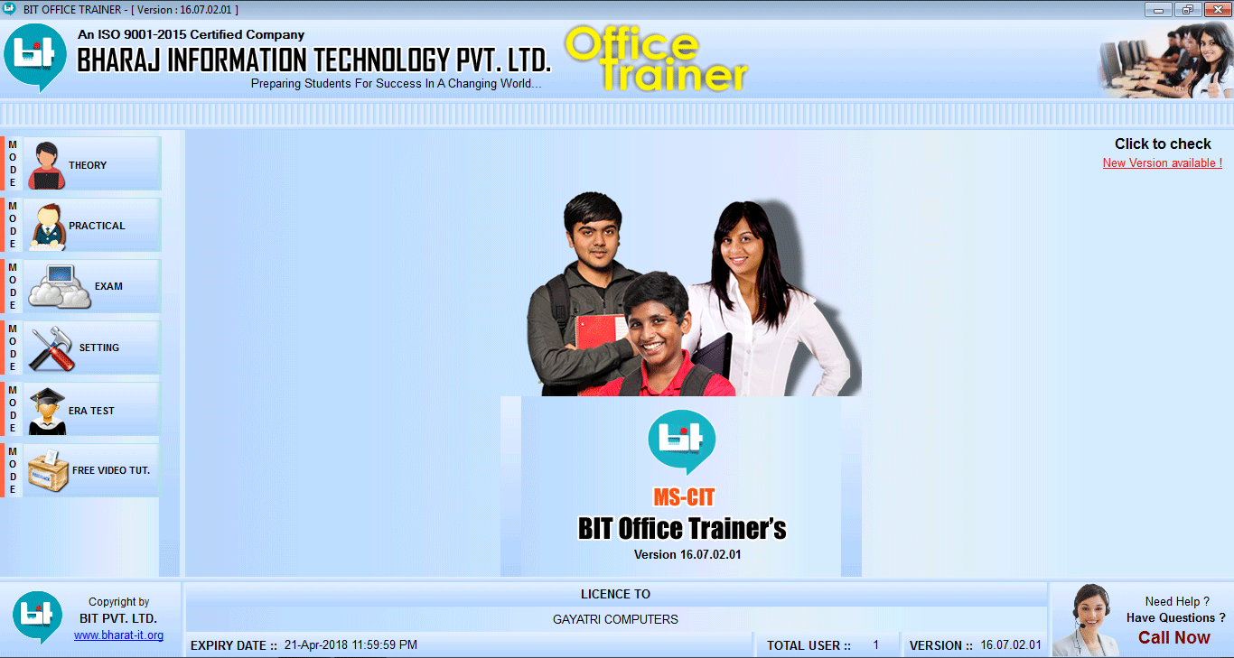 BIT Office Trainer - Bharaj Information Technology Pvt. Ltd.